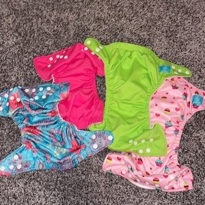 4 Charlie Banana cloth diapers